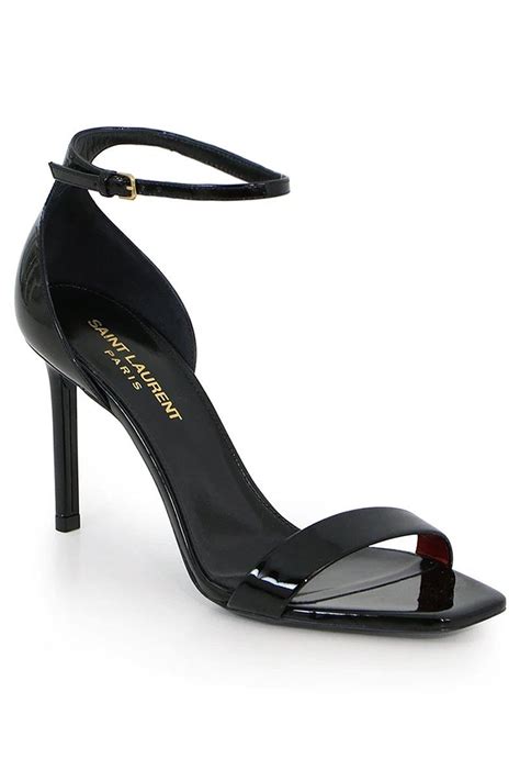 ysl amber schuhe|Saint Laurent Amber Sandals in Patent Leather .